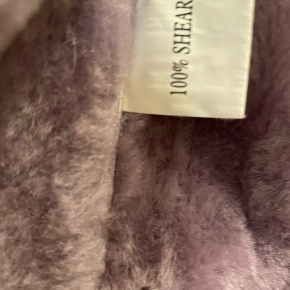 Dominic Bellissimo Lilac Shearling Coat PREOWNED size -S - Picture 6 of 9